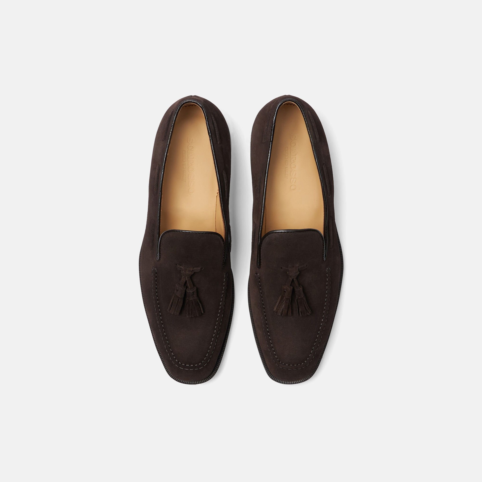 Scarosso Duccio Ebony Light Suede Dark Brown Suede DUCCIOLOAF