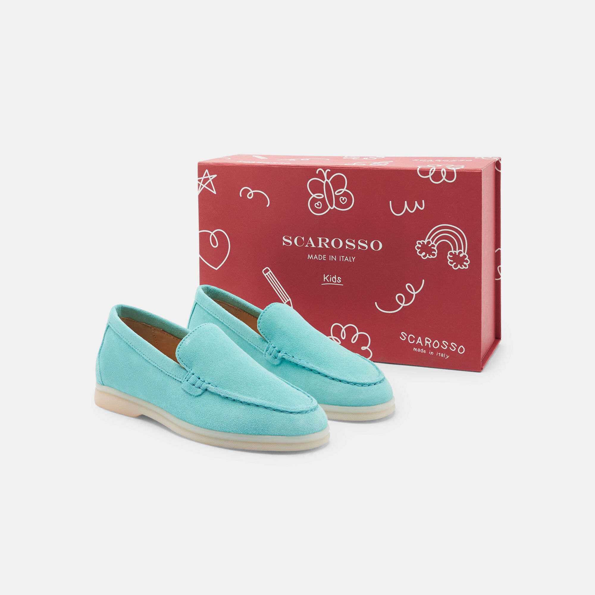 Scarosso Ludovica Fille Turquoise Daim Turquoise - Daim LUDOVICAKLOAF