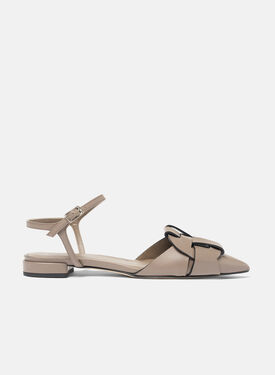 Amanda Taupe Scarosso: Taupe - Calf AMANDABALL