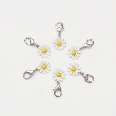 Charms fleurs Scarosso: Blanc & jaune – nickel Charms fleurs Scarosso: Blanc & jaune – nickel CHARMACCE