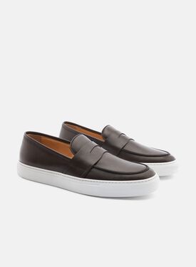 Alberto Dark Brown Scarosso: Brown - Calf ALBERTOSNEA