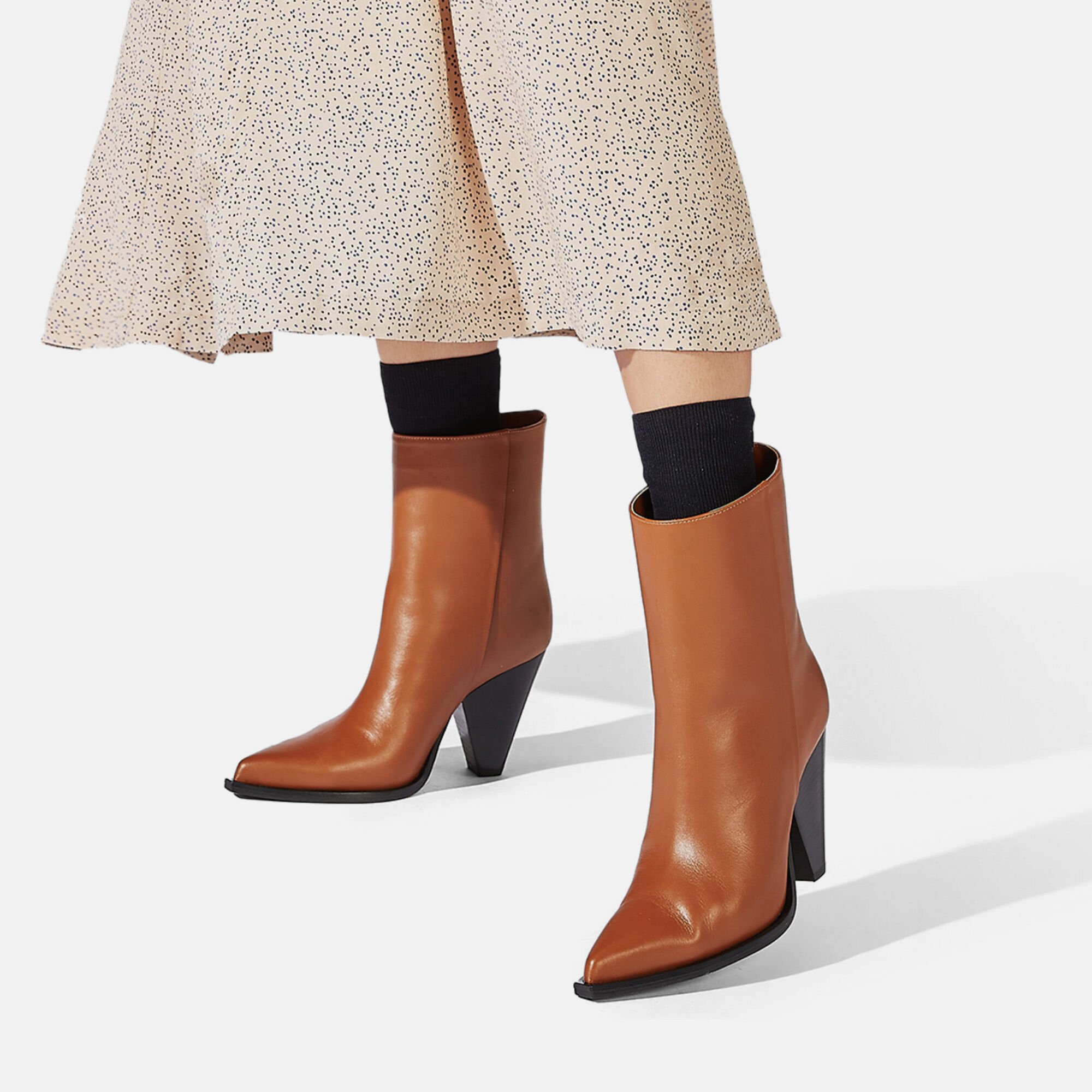 Scarosso Emily Chestnut Chestnut - Calf EMILYBOOT