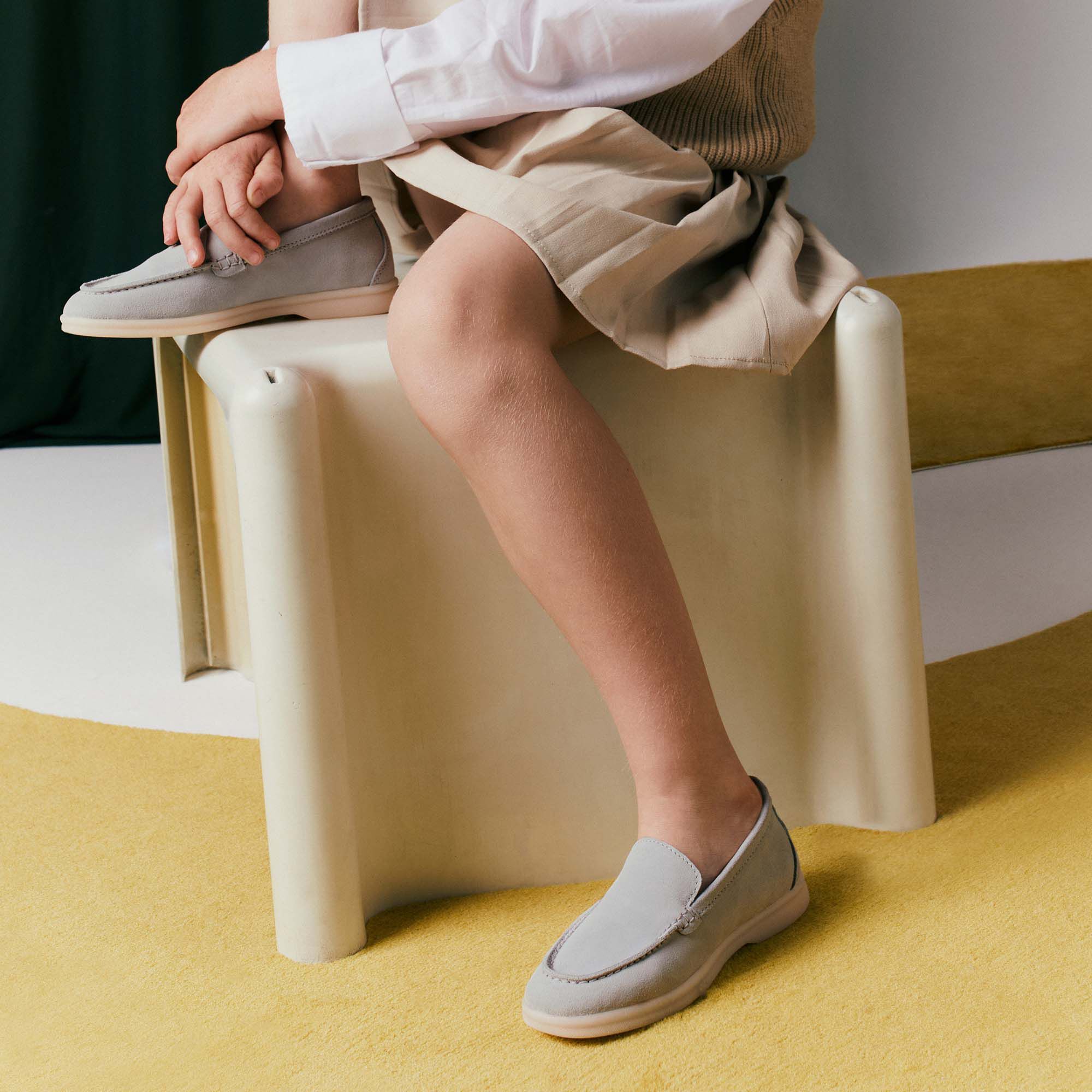 Scarosso Ludovica Girl Ice Suede Ice - Suede LUDOVICAKLOAF