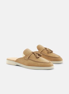 Lucrezia Beige Veloursleder Scarosso: Beige - Veloursleder LUCREZIAMULE
