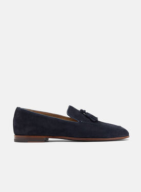 Scarosso Flavio Blau Veloursleder Blau - Veloursleder FLAVIOLOAF