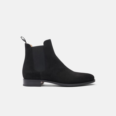 Scarosso Giancarlo Schwarz Veloursleder Schwarz - Veloursleder GIANCARLOCHEL