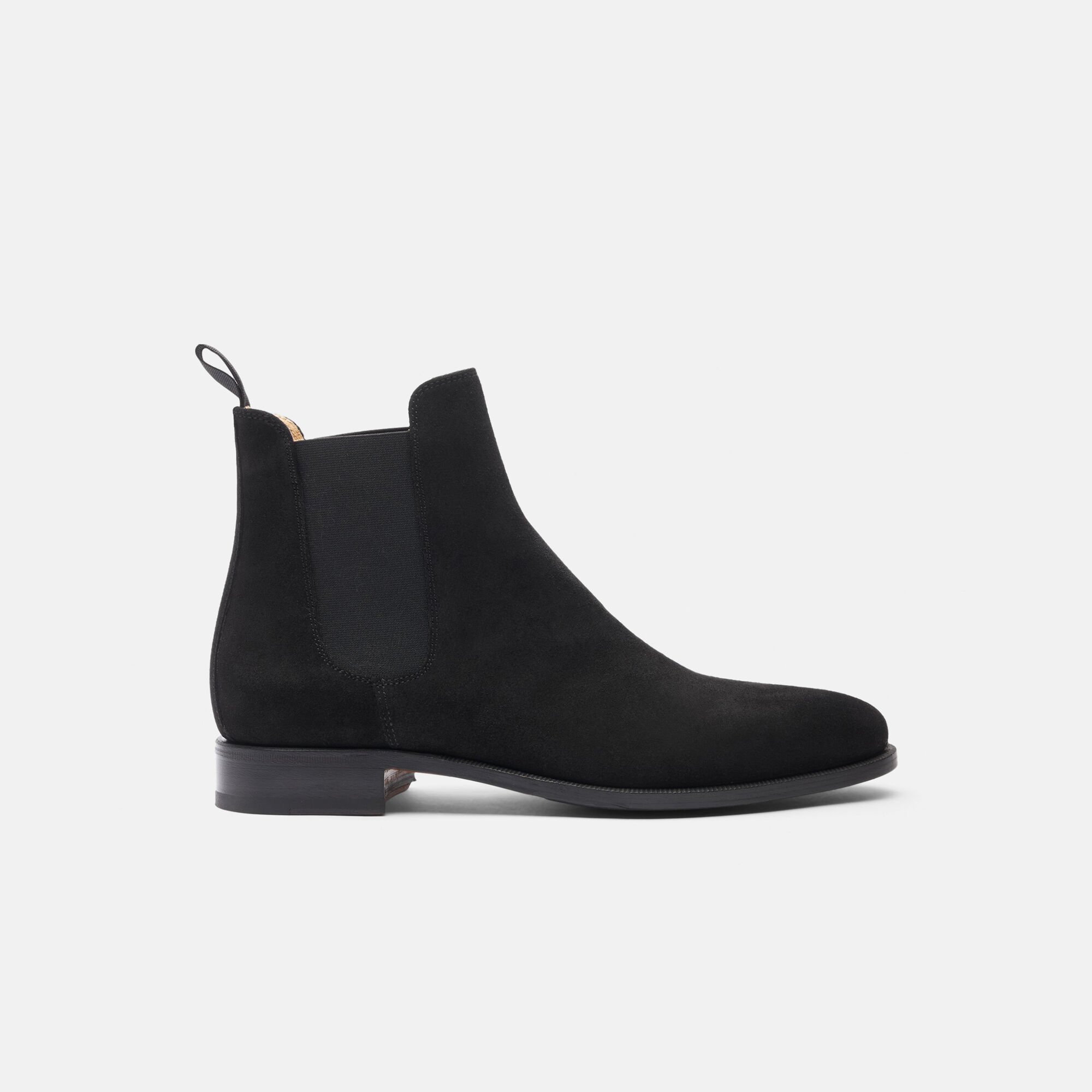 Scarosso Giancarlo Schwarz Veloursleder Schwarz - Veloursleder GIANCARLOCHEL