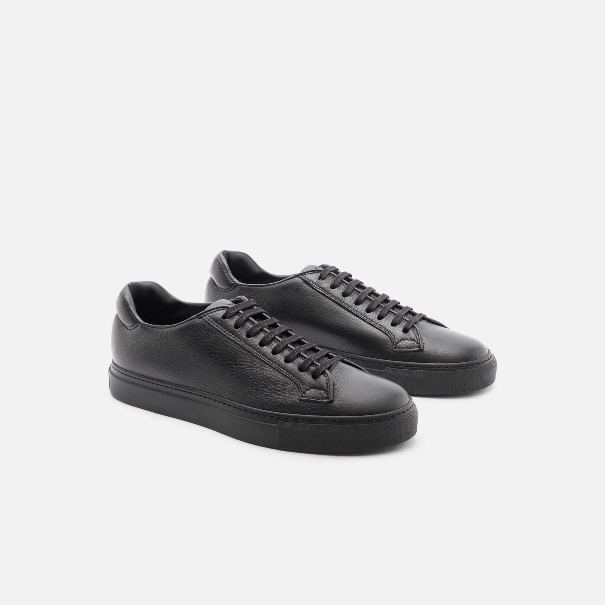 Scarosso Ugo Intense Black Deerskin Black - Deer UGOSNEA