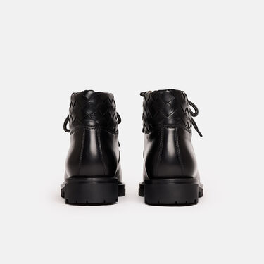 Scarosso Catherine Nera Intrecciata Nero - Vitello CATHERINEBOOT