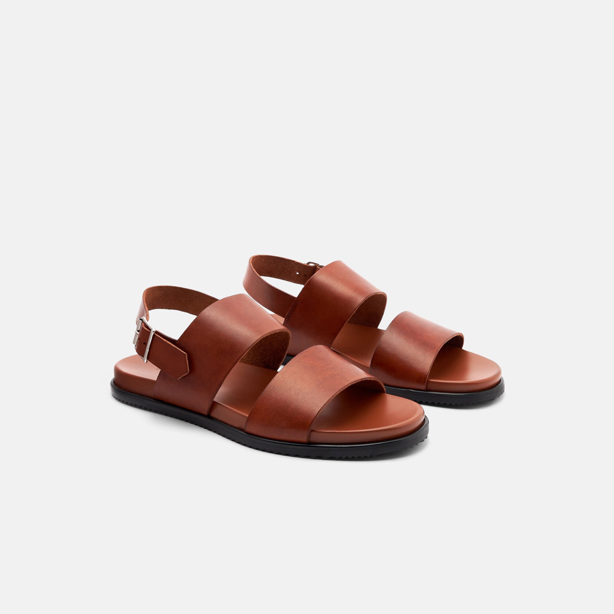 Scarosso Antonio Cognac Cognac - Kalbsleder ANTONIOSAND