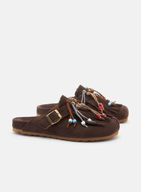 Gea Brown Scarosso: Brown - Suede GEAMULE