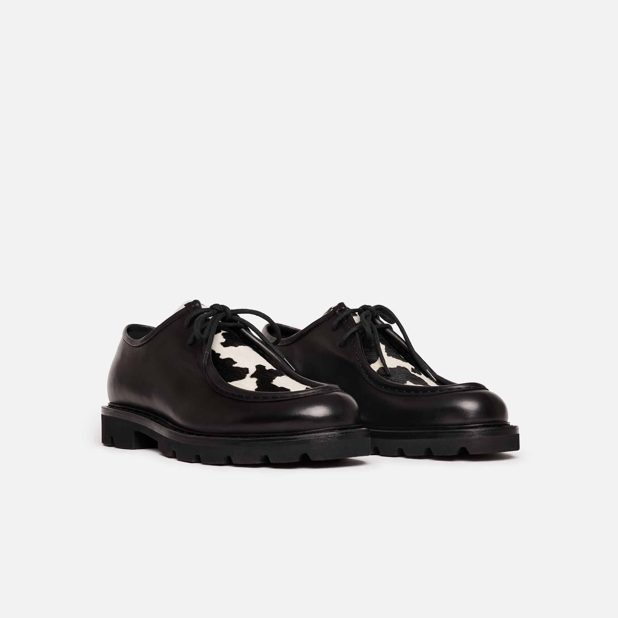 Scarosso Damiano Black Pony Black - Calf DAMIANODERB