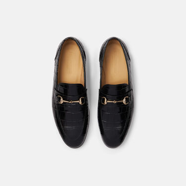 Scarosso Alessandro Noir Croco Noir - Veau imprimé croco ALESSANDROLOAF