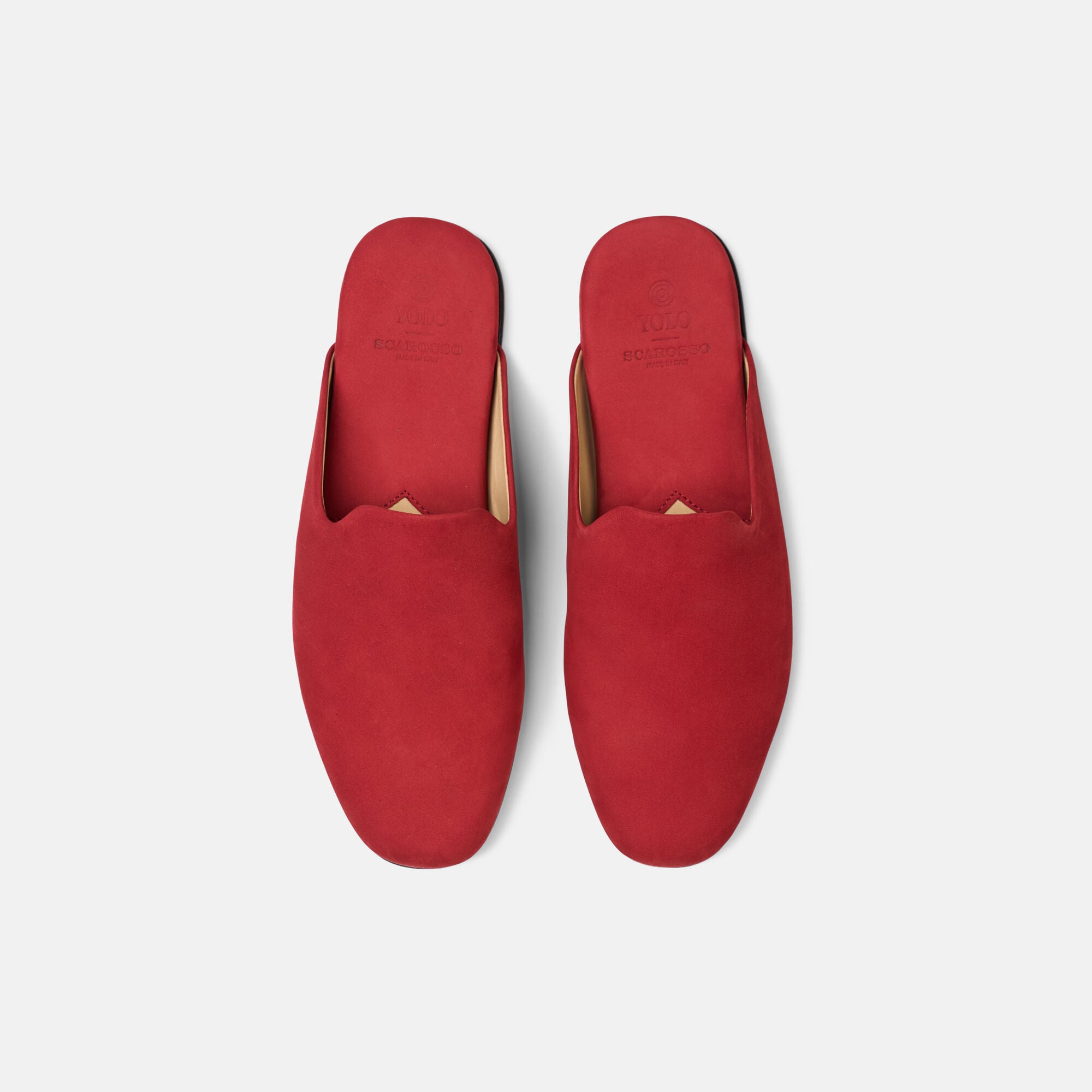 Atlas Travel Slipper Red Nubuck Scarosso: Red - Nubuck Atlas Travel Slipper Red Nubuck Scarosso: Red - Nubuck ATLASSLIP
