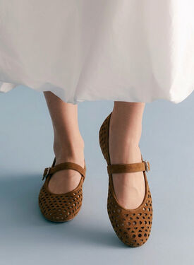 Evelyn Tobacco Suede Scarosso: Tobacco - Suede EVELYNBALL