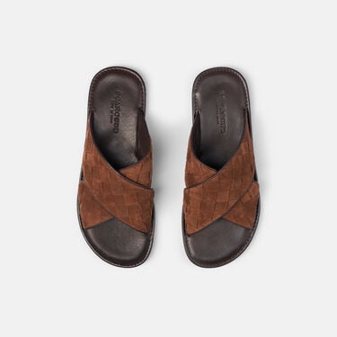 Scarosso Ettore Brown Suede Woven Brown - Suede ETTORESAND Scarosso Ettore Brown Suede Woven Brown - Suede ETTORESAND