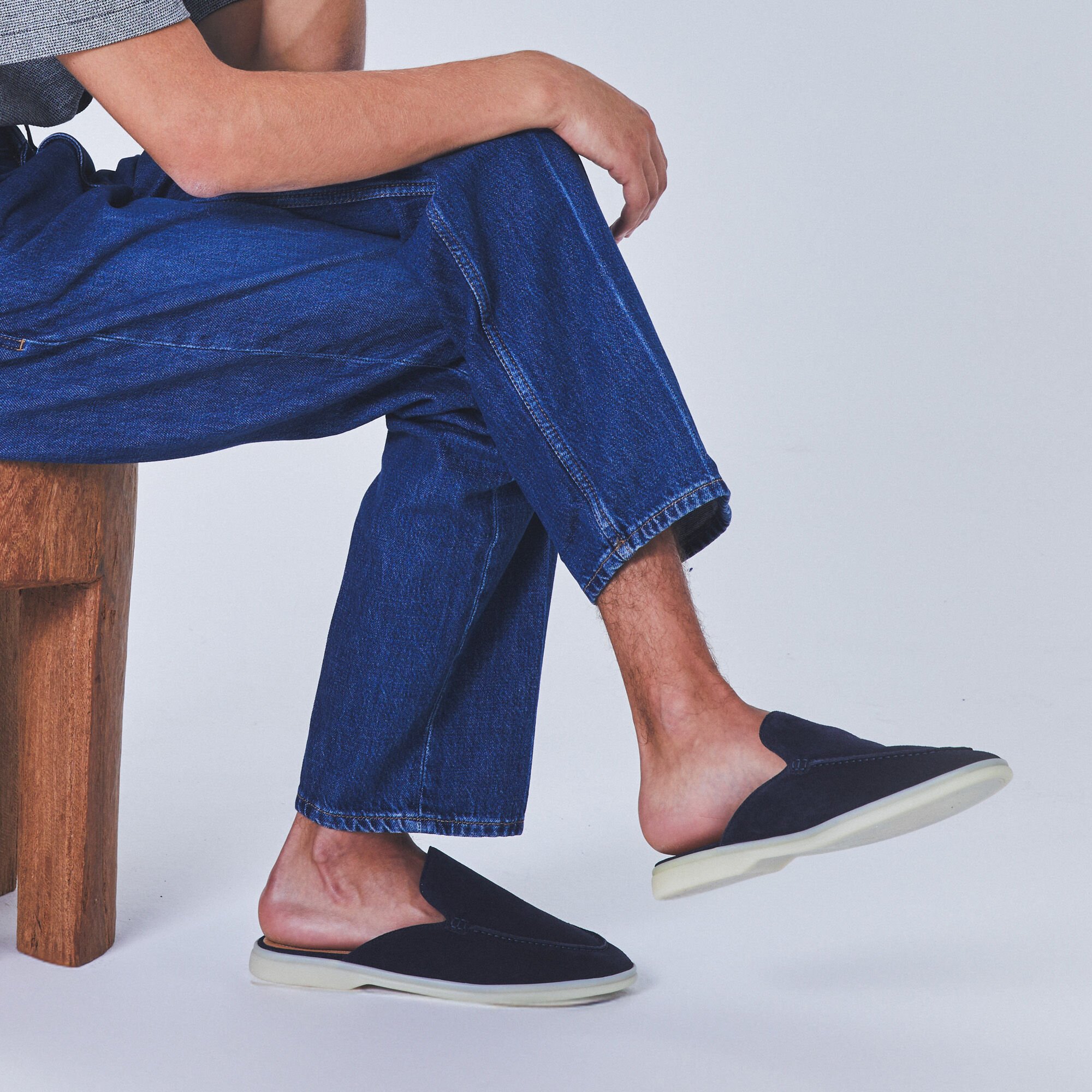 Scarosso Lucrezio Blue Suede Blue - Suede LUCREZIOMULE