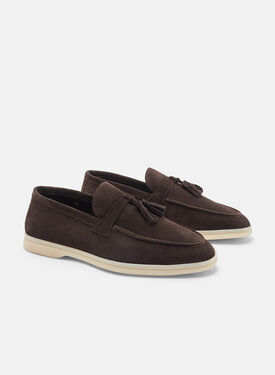 Scarosso Leandro Brown Suede Dark Brown - Suede LEANDROLOAF