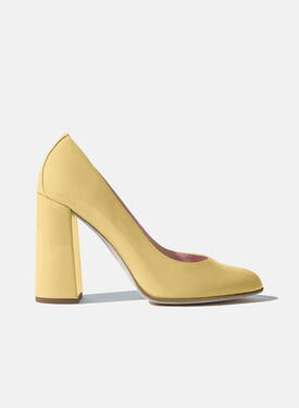 Lavinia Yellow Patent Scarosso: Yellow Patent LAVINIAPUMP