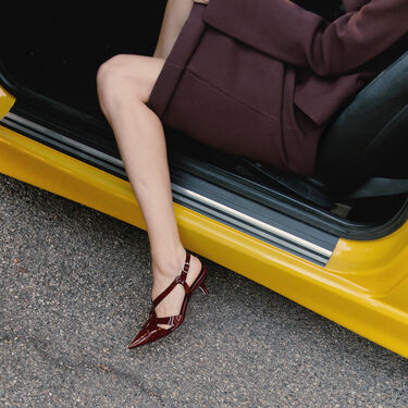 Scarosso Clio Burgundy Patent Burgundy - Patent CLIOPUMP Scarosso Clio Burgundy Patent Burgundy - Patent CLIOPUMP