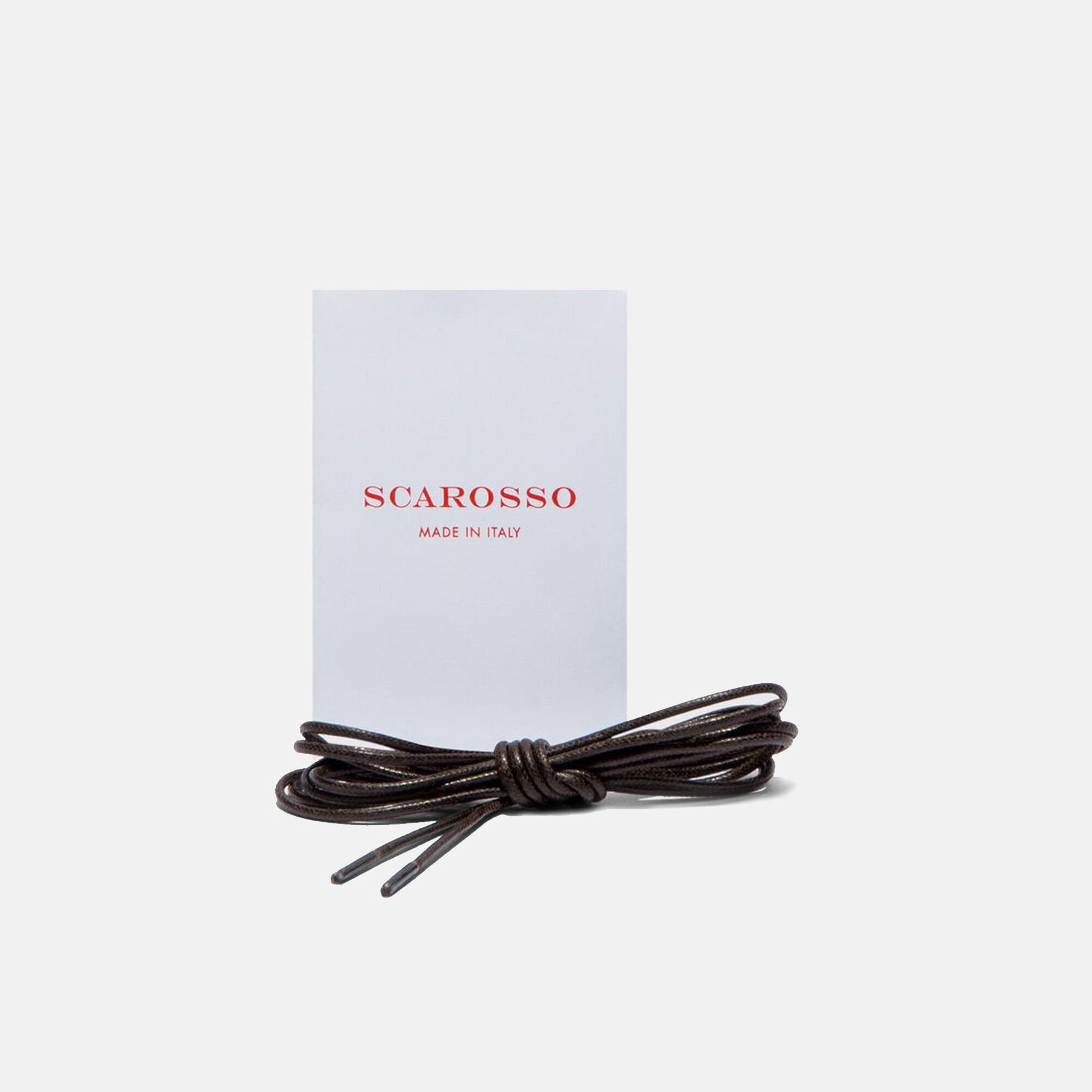 Scarosso Lacet Marron Rond Marron SHOELACE