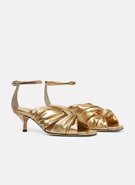 Knot Gold Scarosso: Gold - Kalbsleder KNOTSAND