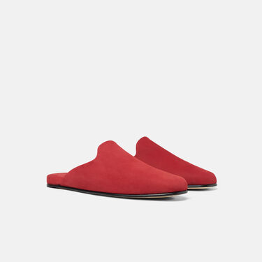 Atlas Travel Slipper Red Nubuck Scarosso: Red - Nubuck Atlas Travel Slipper Red Nubuck Scarosso: Red - Nubuck ATLASSLIP
