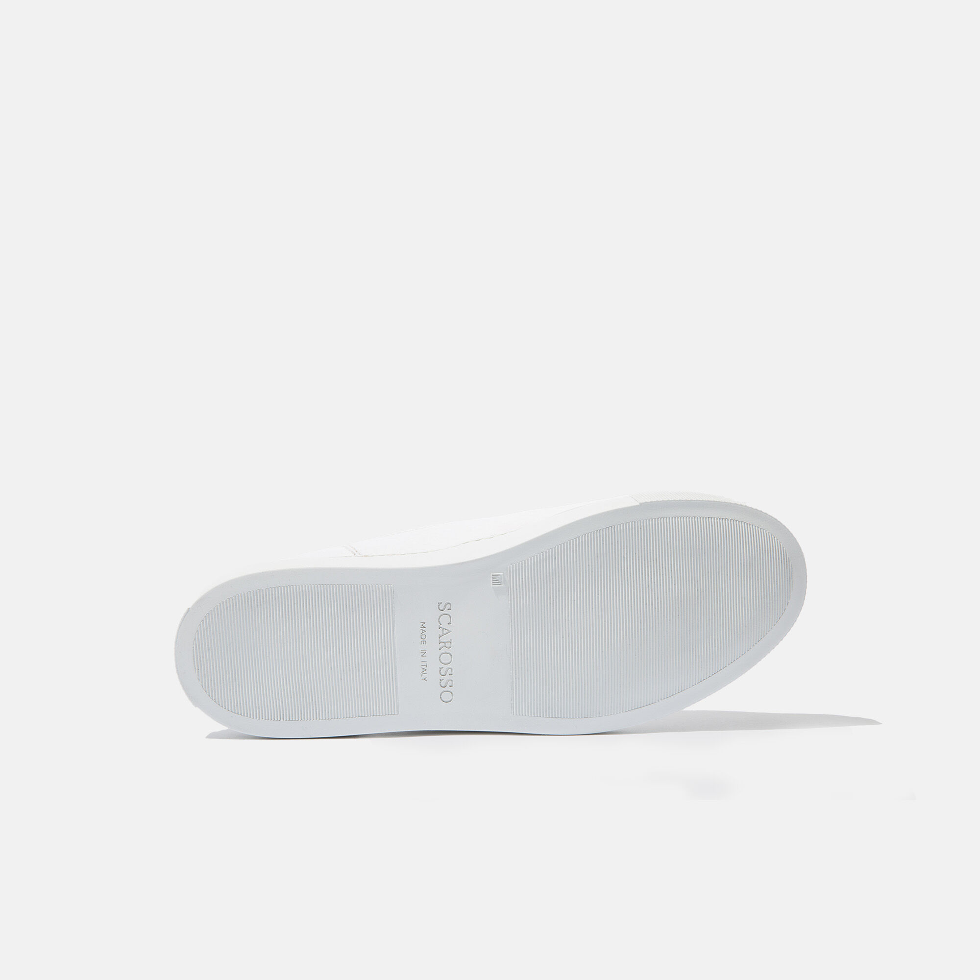 Scarosso Lea White Deerskin White - Deer-printed calf LEASNEA