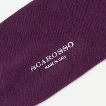 Scarosso Purple Cotton Socks Purple - Cotton COLOCOTTSOCK