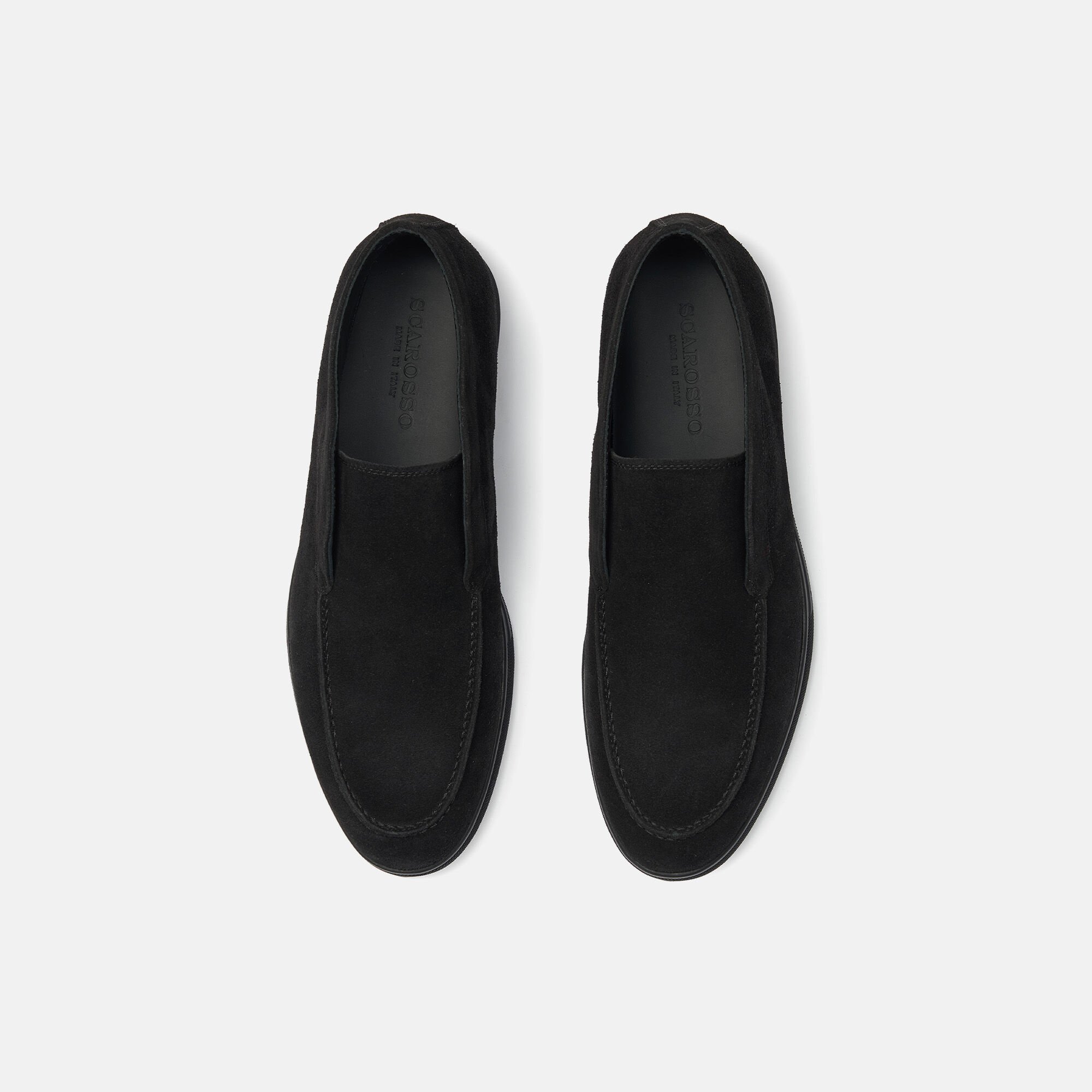 Scarosso Leonardo Schwarz Veloursleder Schwarz - Veloursleder LEONARDOANKL