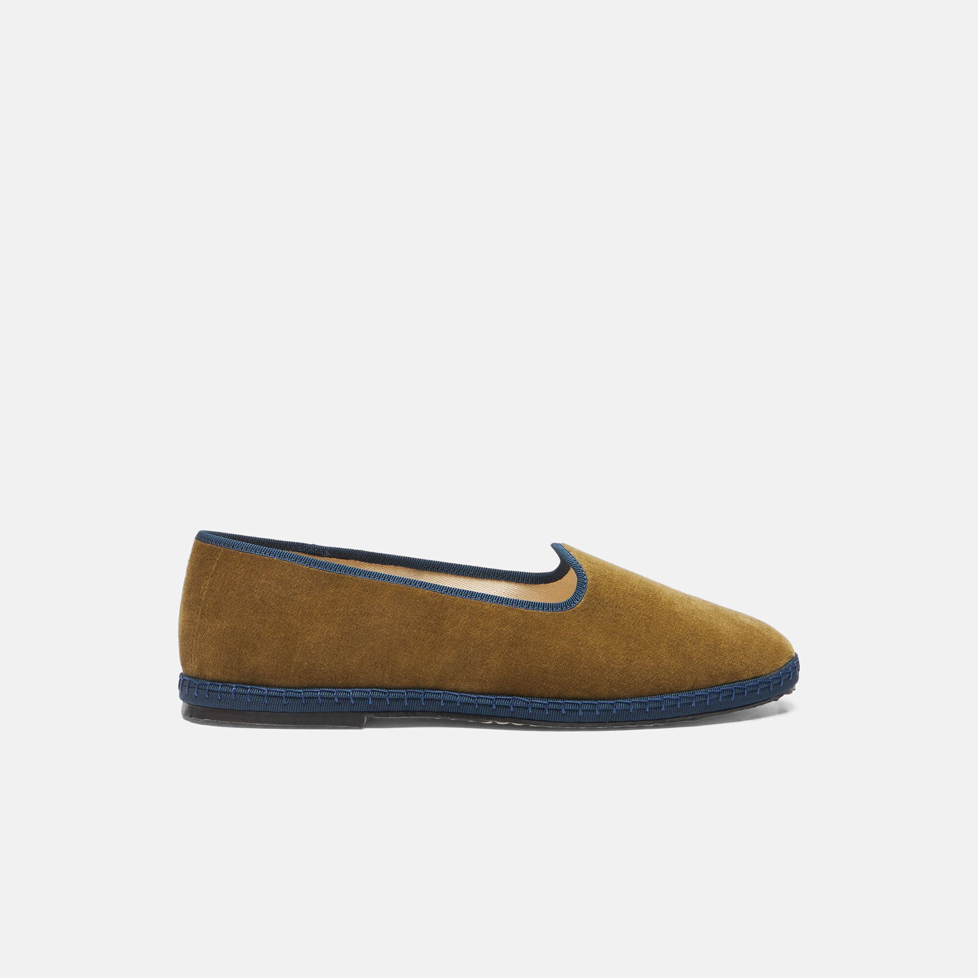 Scarosso William IV Olive Grün - Samt OLIVESLIP