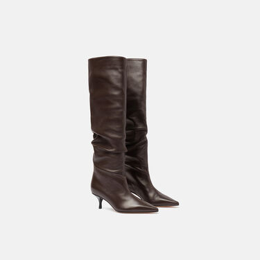 Scarosso Barbara Dark Brown Dark Brown - Calf BARBARABOOT