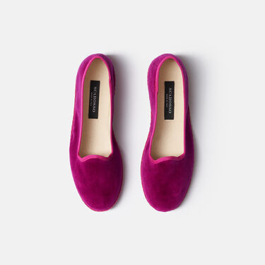 Scarosso Valentina Purple Velvet Purple - Velvet VALENTINASLIP