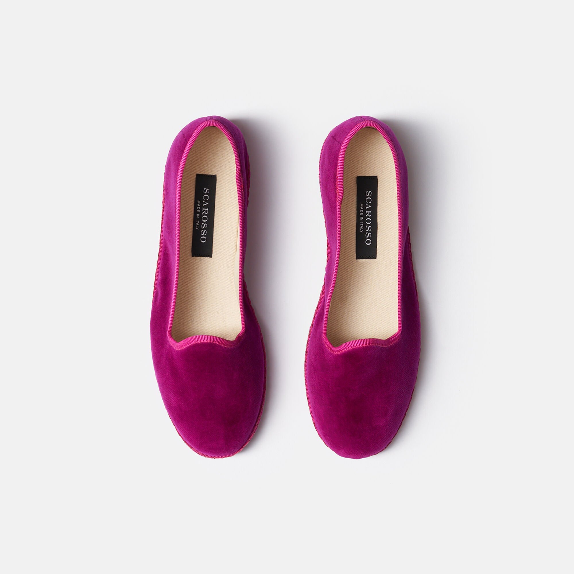 Scarosso Valentina Purple Velvet Purple - Velvet VALENTINASLIP