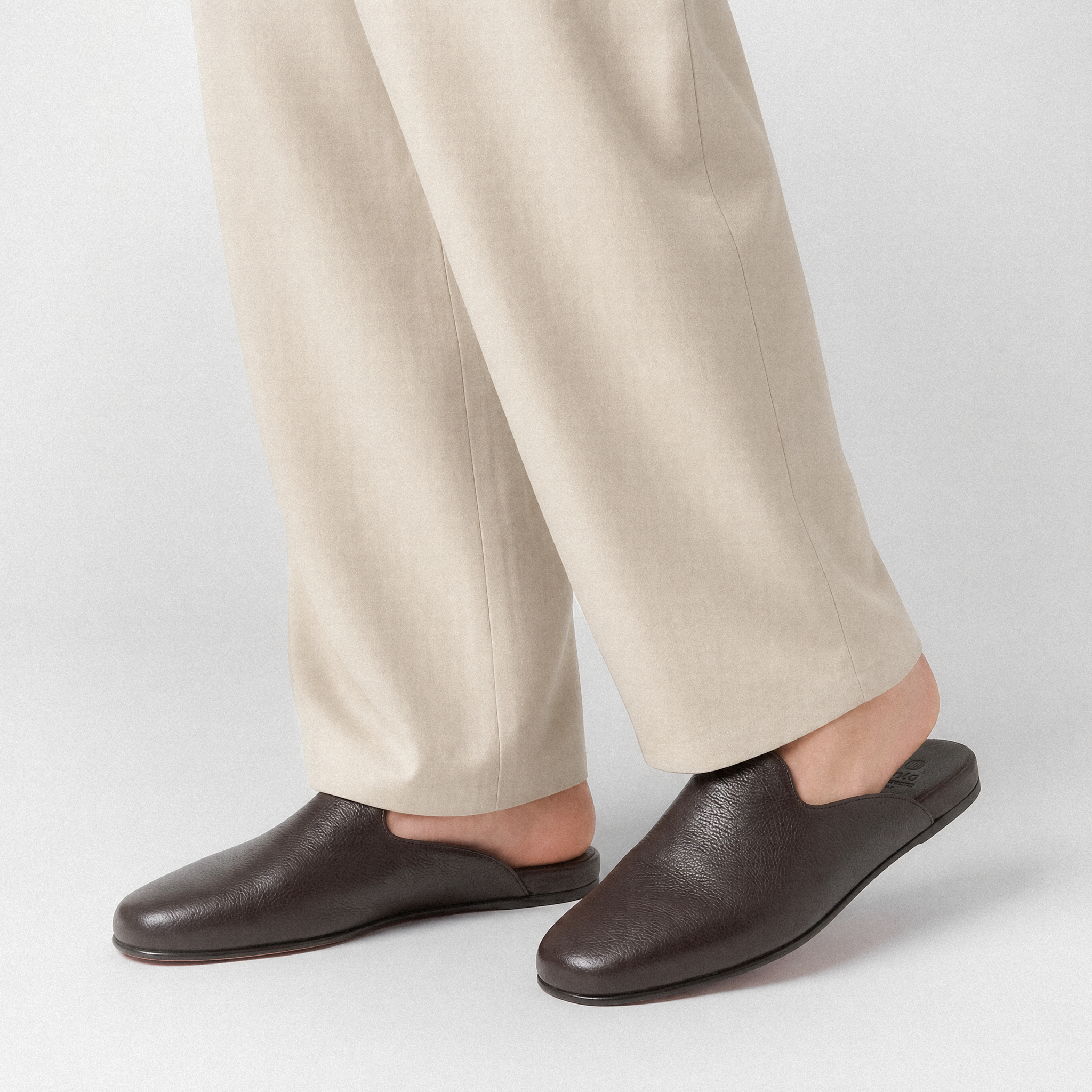 Atlas Travel Slipper Dark Brown Scarosso: Dark Brown - Calf Atlas Travel Slipper Dark Brown Scarosso: Dark Brown - Calf ATLASSLIP