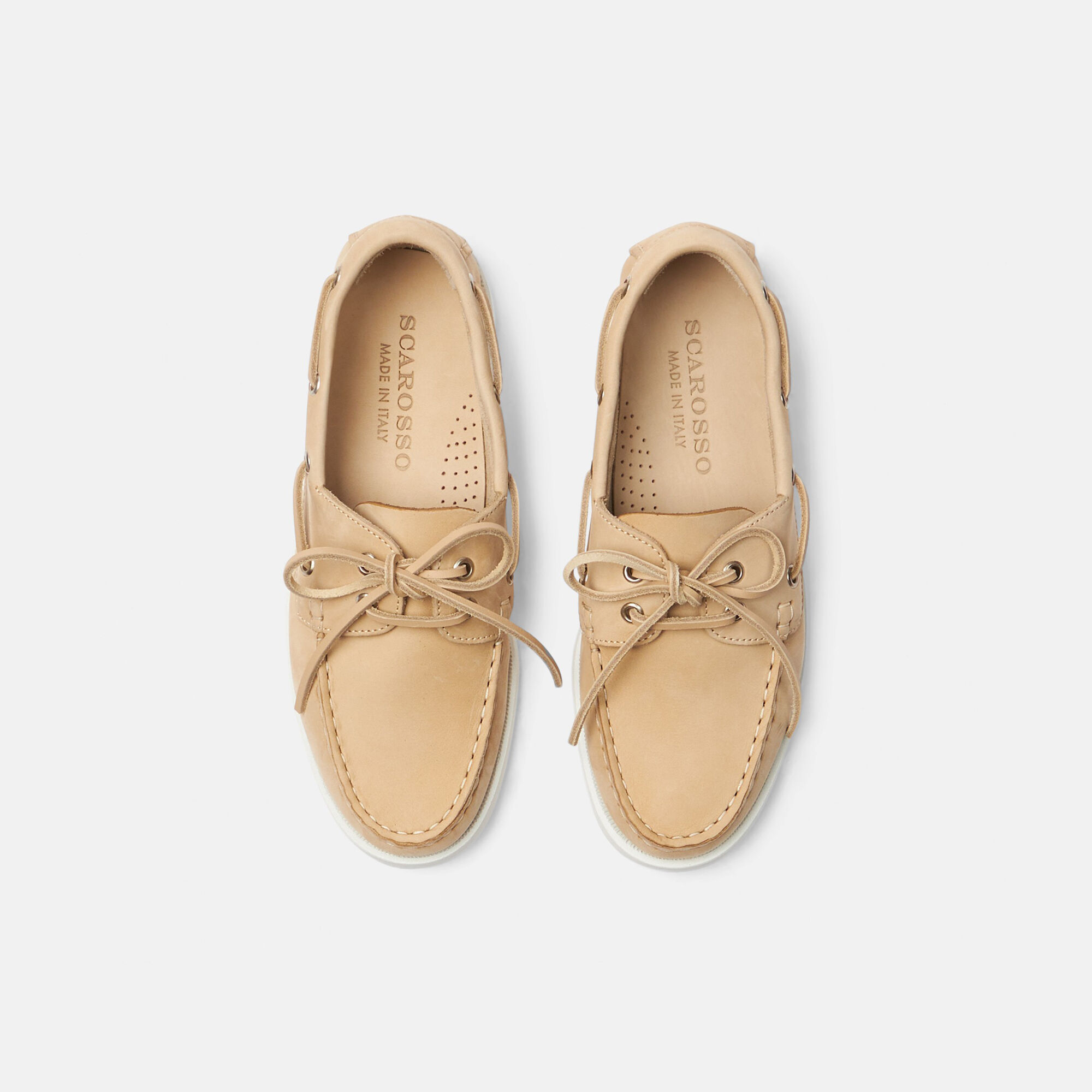Scarosso Oprah Beige Nabuk Beige - Nabuk OPRAHBOAT