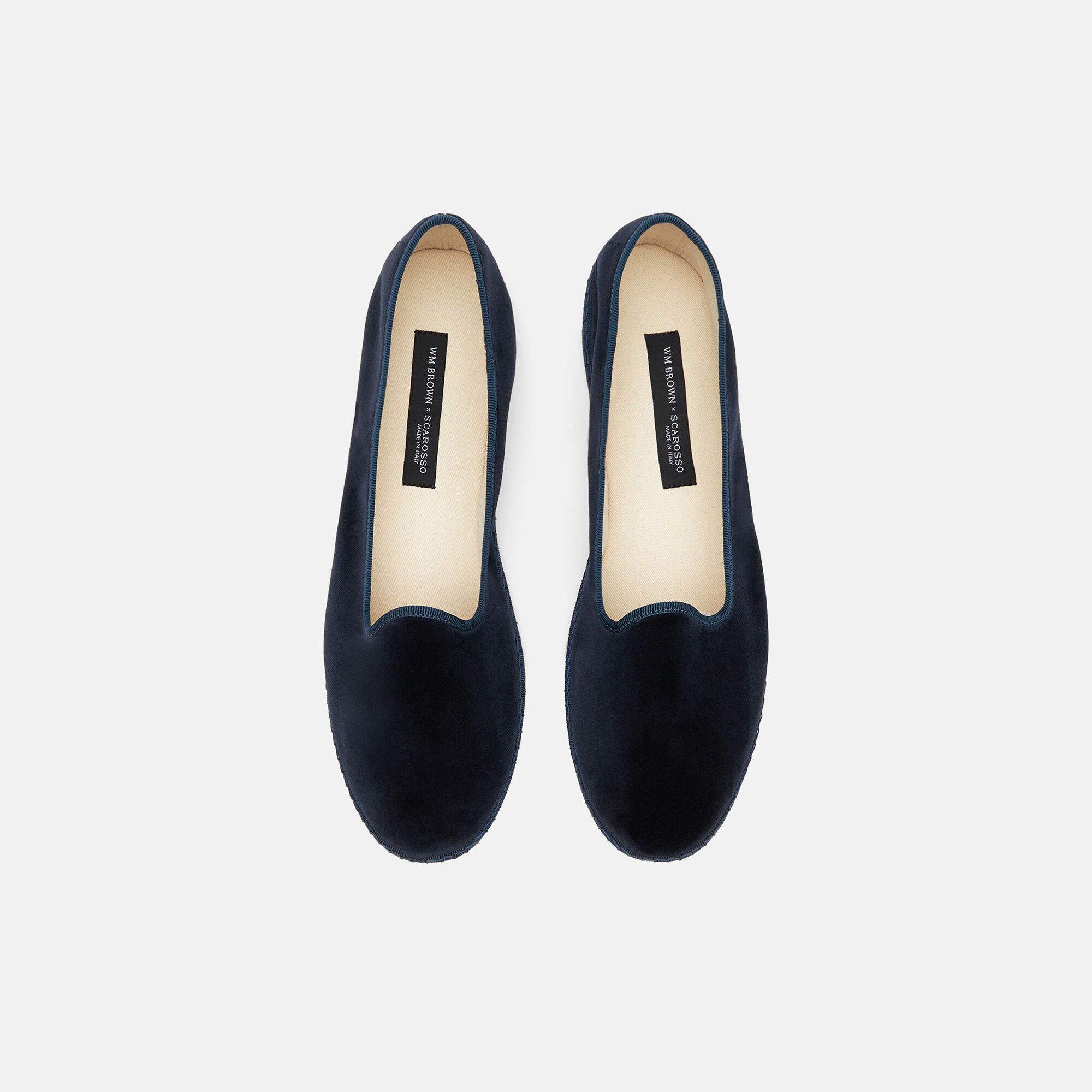 Scarosso William IV Midnight Bleu - Velours MIDNIGHTSLIP