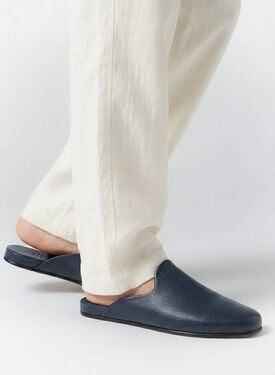 Atlas Travel Slipper Navy Scarosso: Navy - Calf ATLASSLIP