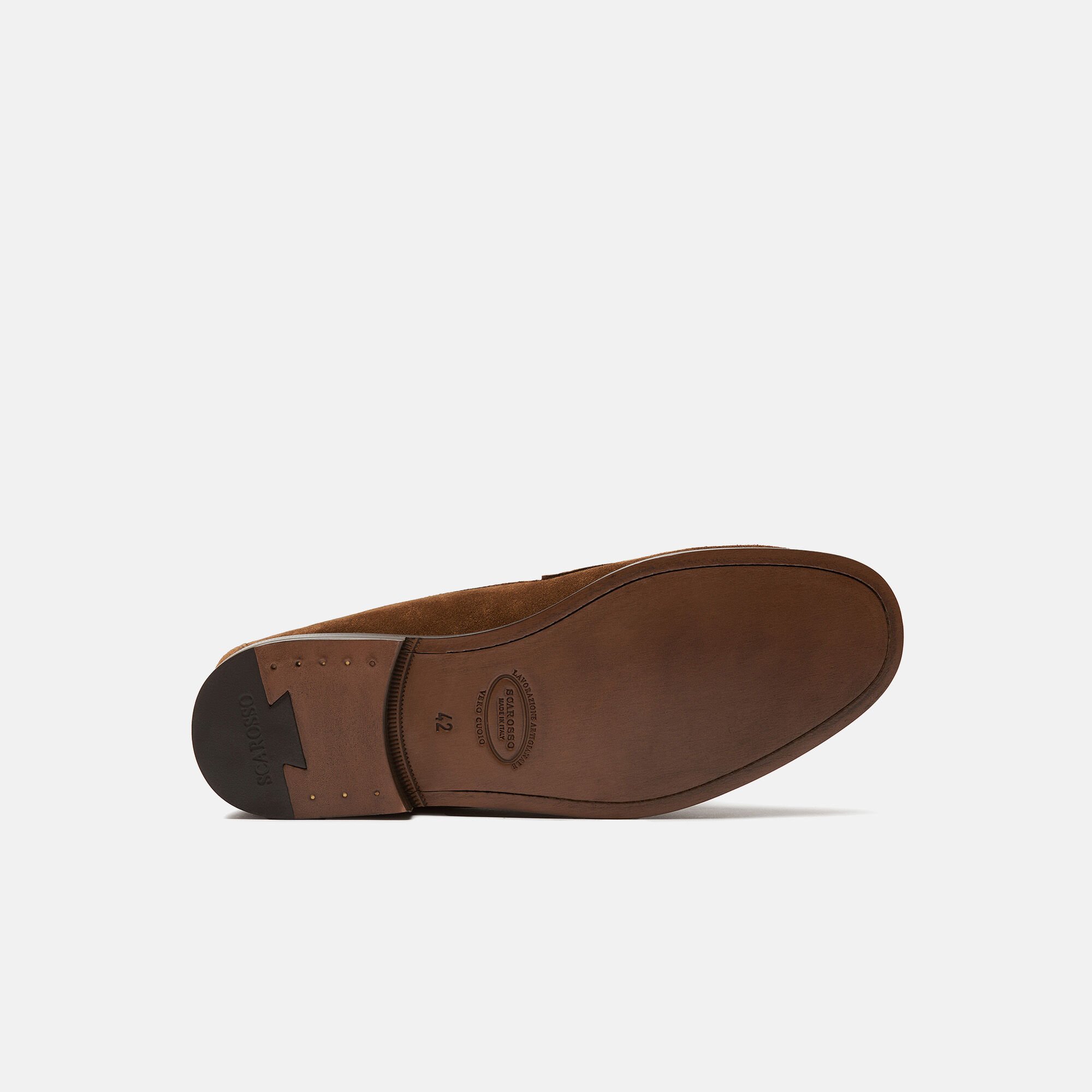 Scarosso Mariano Braun Veloursleder Braun - Veloursleder MARIANOLOAF