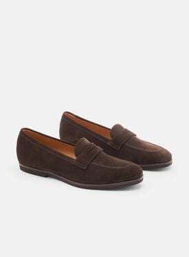 Monica Braun Veloursleder Scarosso: Braun - Veloursleder MONICALOAF