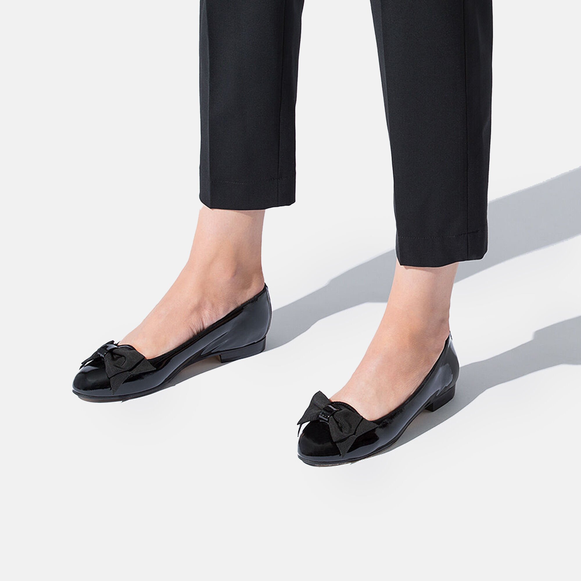 Scarosso Cloe Black Black Patent CLOEBALL