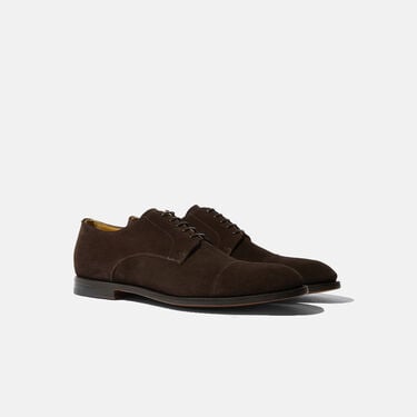 Riccardo Dark Brown Suede Scarosso: BROWN SUEDE Riccardo Dark Brown Suede Scarosso: BROWN SUEDE RICCARDODERB