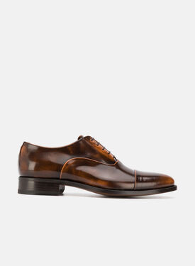 Lorenzo Brown Scarosso: Brown - Calf LORENZOOXFO
