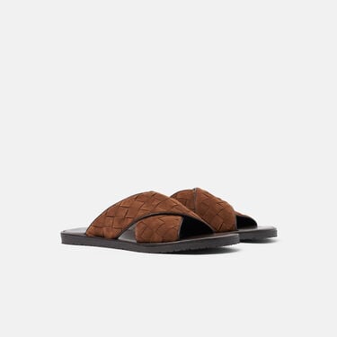 Scarosso Ettore Brown Suede Woven Brown - Suede ETTORESAND Scarosso Ettore Brown Suede Woven Brown - Suede ETTORESAND
