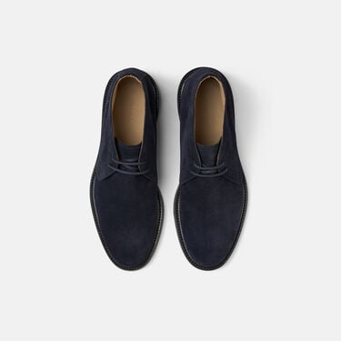 Roger Blue Suede Scarosso: Blue - Suede ROGERANKL