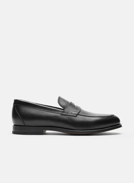 Stefano Black Scarosso: Black Calf STEFANOLOAF