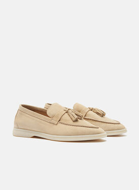 Leandra Butter Veloursleder Scarosso: Butter - Veloursleder LEANDRALOAF