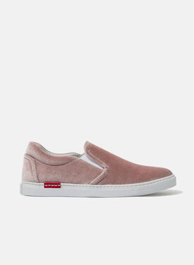 Scarosso Asia Rose Velvet White/Pink - Calf ALEXIASNEA