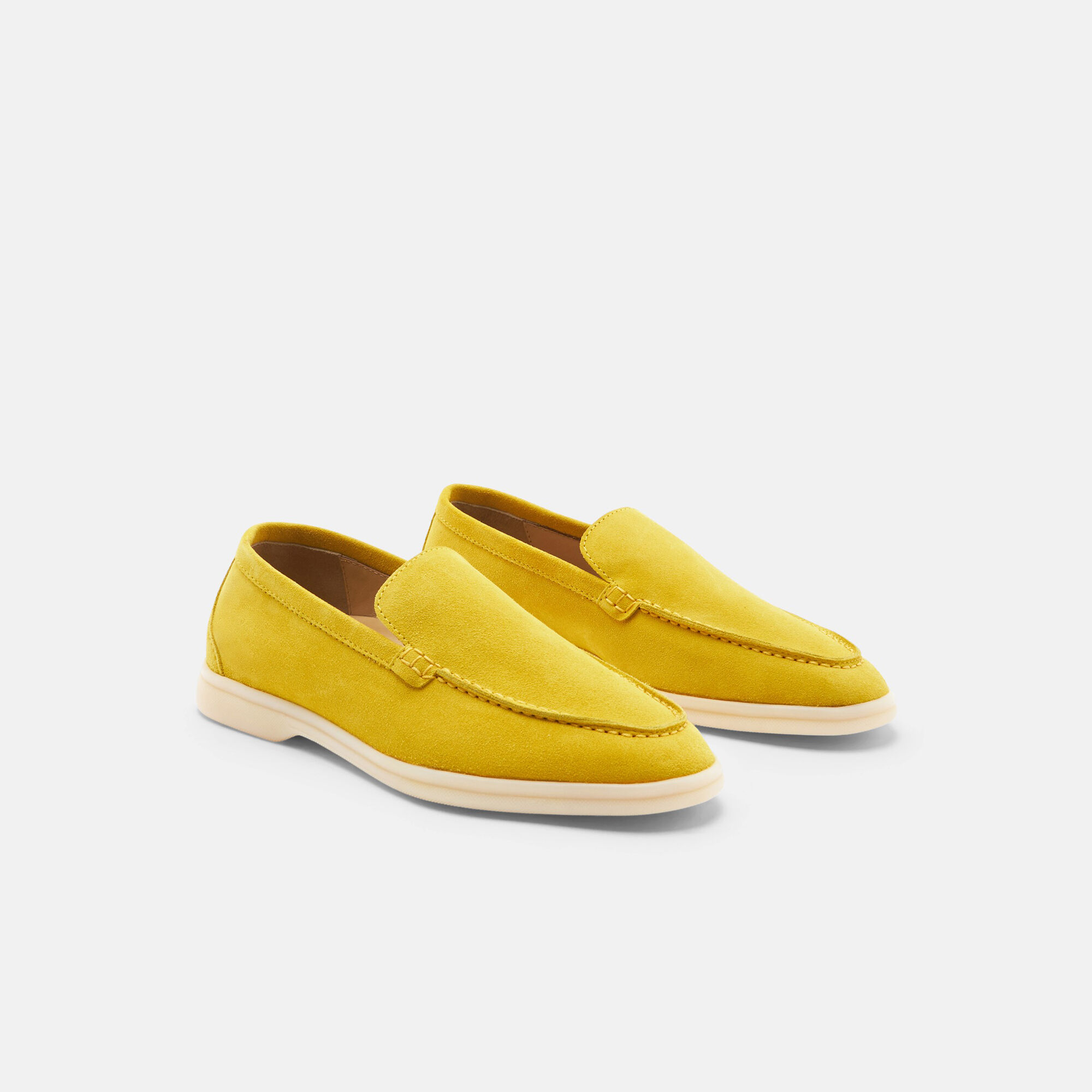 Scarosso Ludovica Yellow Suede Lemon - Suede LUDOVICALOAF