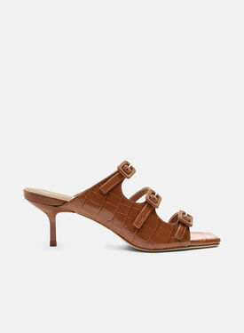 Scarosso Manuela Cognac Croco Black - Calf MANUELASAND